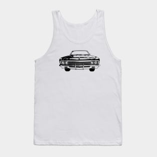 1966 Chevy Impala SS Sketch Art Tank Top